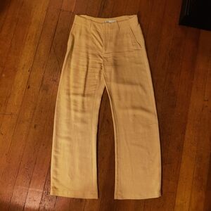 Zara linen palazzo pants